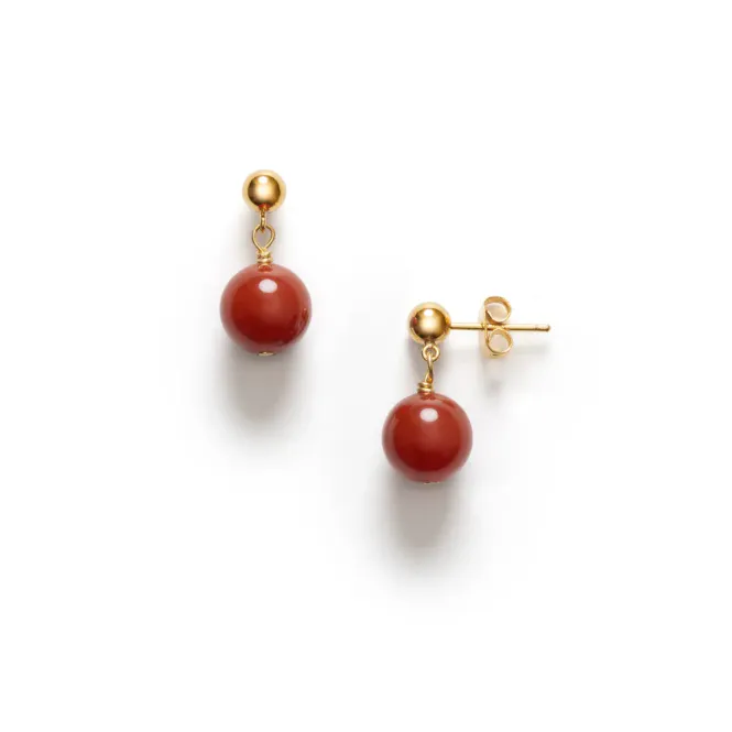 Hovedbilde Float Earrings Red Jade 