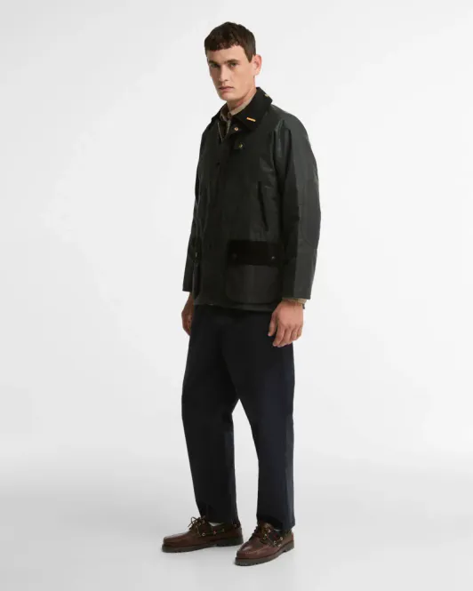Hovedbilde Icons Patch Bedale Waxed Jacket Sage 