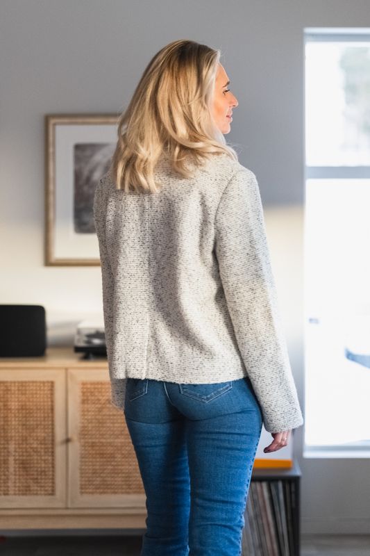 Aideena Jacket Egret Melange