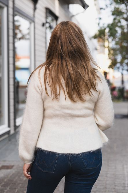 Hovedbilde Vanessa Cardigan Cloudwhite 