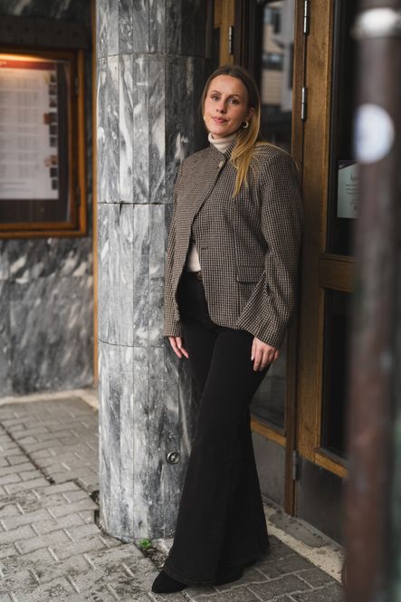 Hovedbilde Monique Blazer Delphia Brown Check