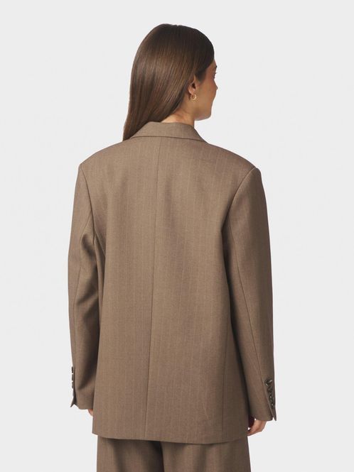 Hovedbilde Gaby Pinstripe Blazer Taupe 