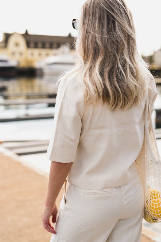Keeley Edelmira 2/4 Blazer Bleached Sand
