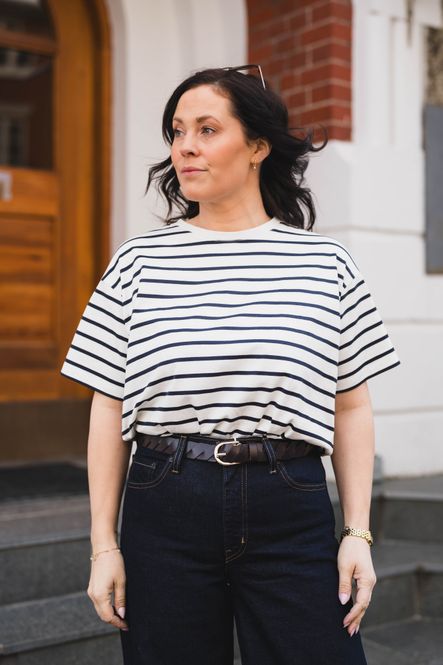 Hovedbilde Leana Tee STP Egret/Sky Cap 