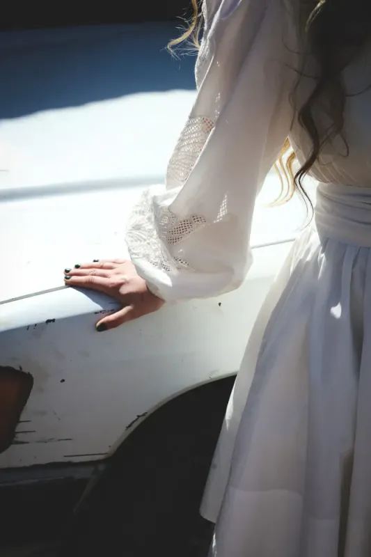 Poplina Dress White 