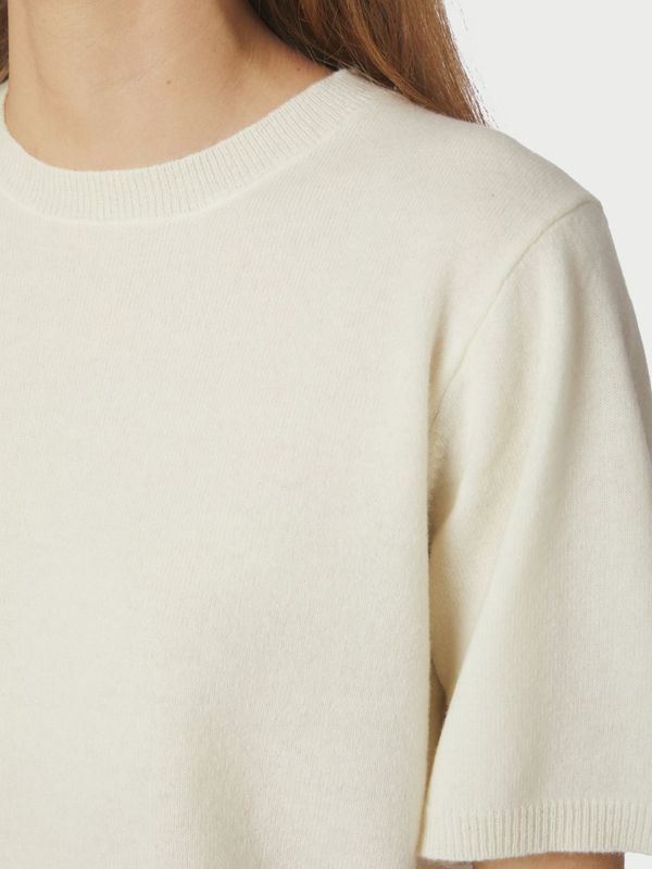 Missy Knit Tee Creme 