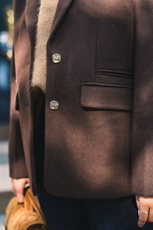 Elliot Loose Blazer Hot Fudge 