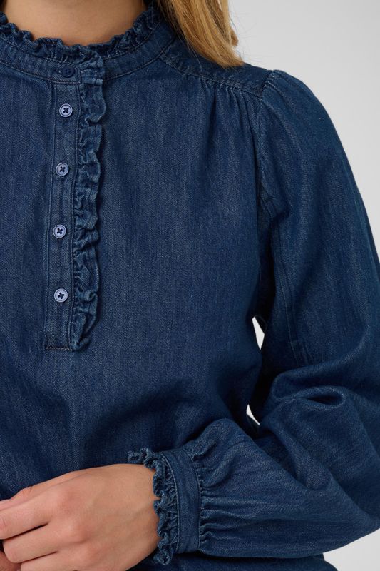 Christence Shirt Medium Dark Blue 