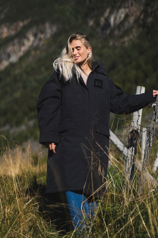 Ripstop Tri-Layer Parka Coat Phantom 