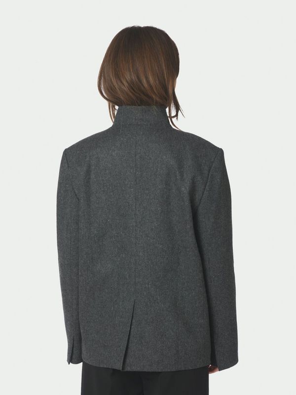 Nerine Structure Twill Blazer Antracit
