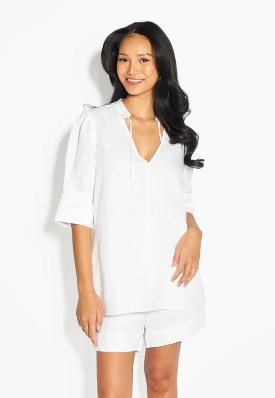 Tilli Blouse White Alyssum 