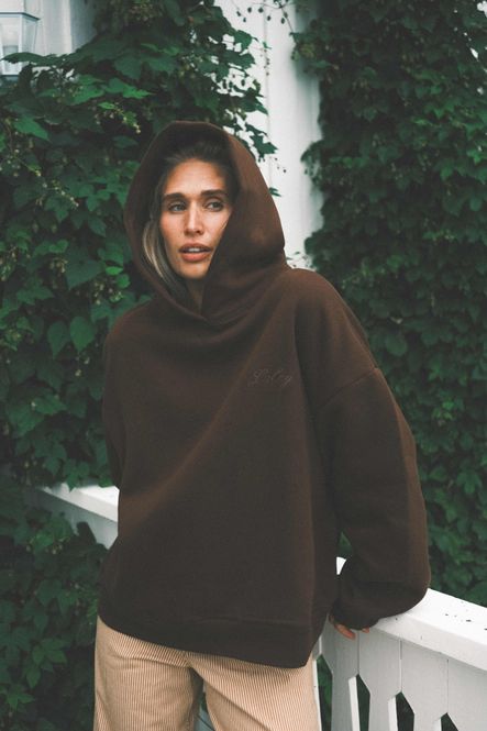 Hovedbilde Back Logo Hoodie Brown 