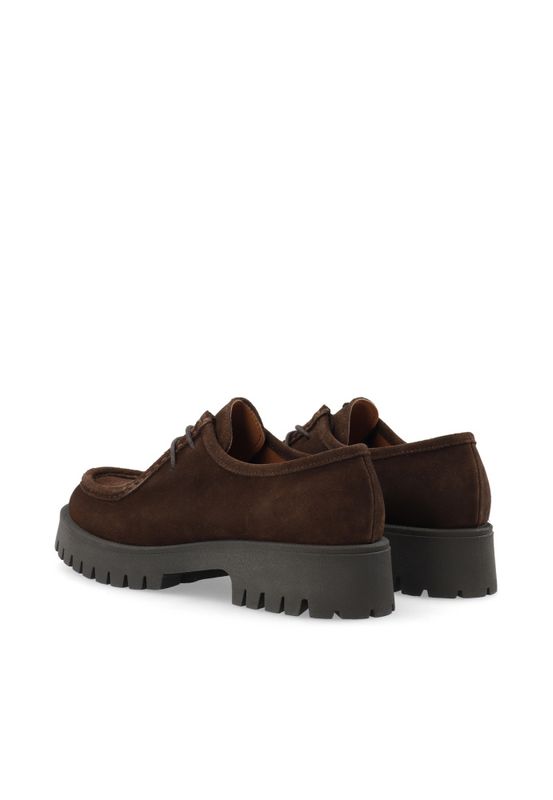 Leo Moc Toe Shoe Suede Brown 