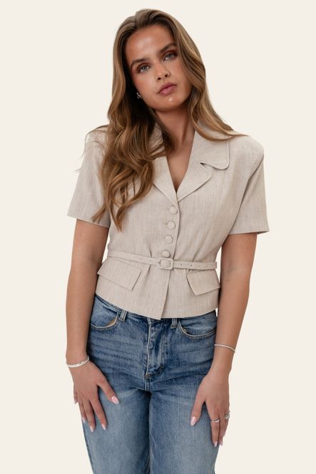 Hovedbilde Annieic Tee Blazer Beige