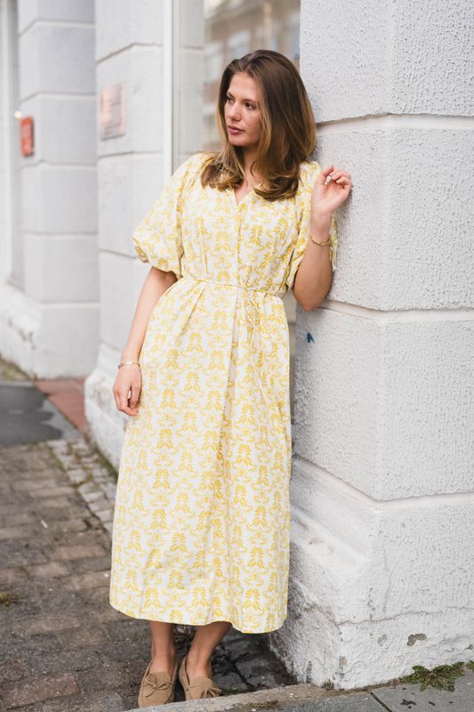 Colea 2/4 Long Dress Pristine Colea Print 