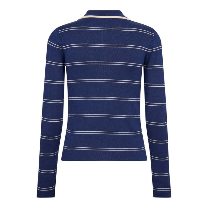 Hovedbilde Lue Stripe Polo Knit Blue