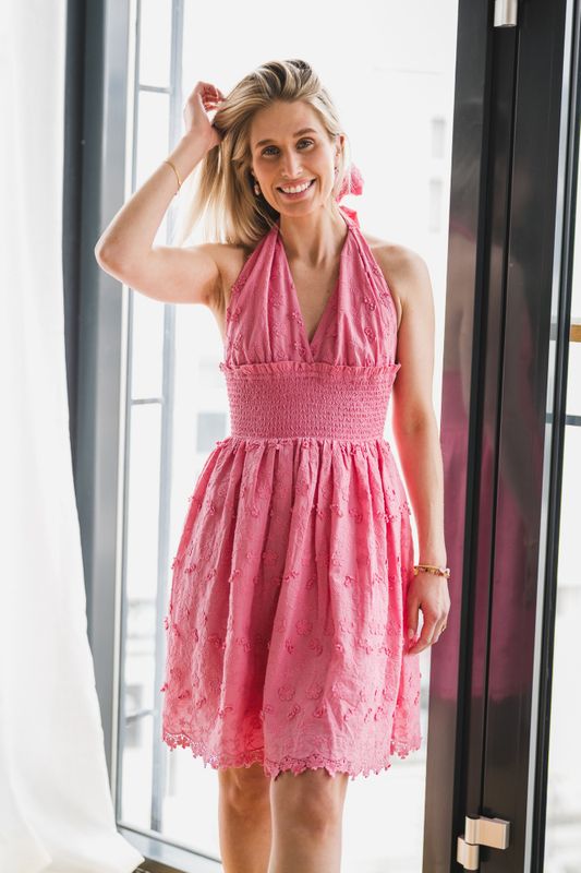 Evelyn Mini Dress Pink 