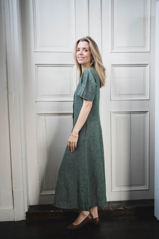 Viana Ginia 2/4 Dress Laurel W Melange 