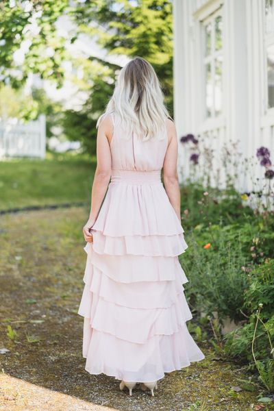 Hovedbilde Marli Solid Chiffon Dress Rose 