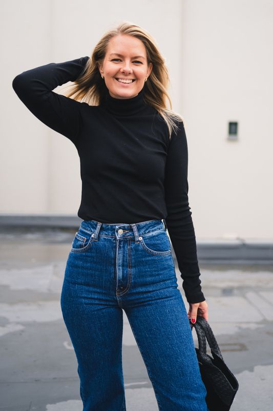 Petra Rib Turtleneck Black 