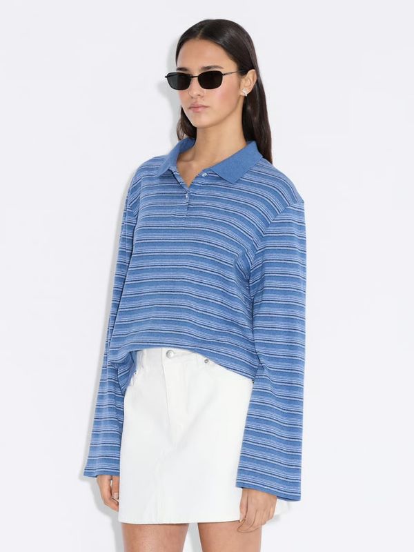 Sunny Polo Blue Stripe 