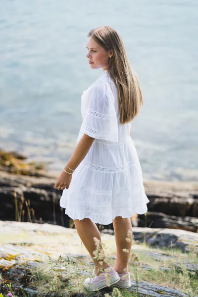 Hovedbilde Milene S Voile Dress White 