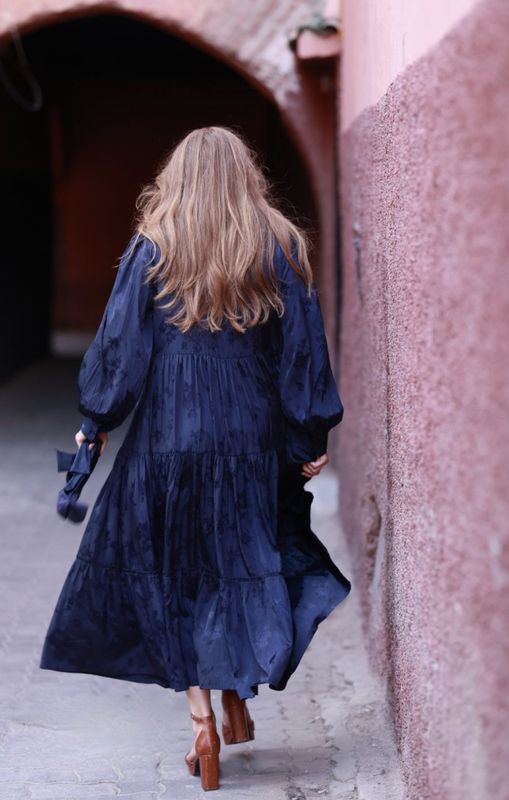Doris Long Dress Midnight 