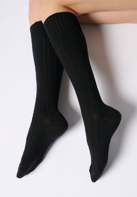 Hovedbilde Knee Highs Nancy Black 