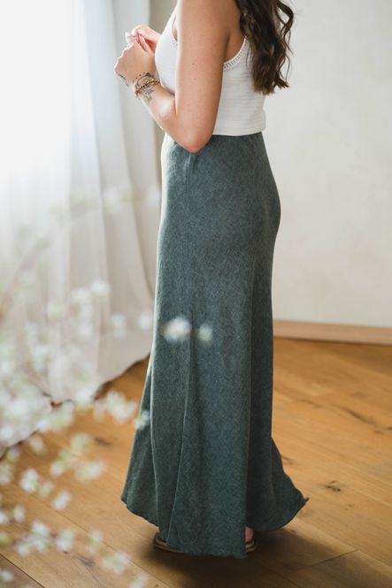 Hovedbilde Viana Ginia Skirt Laurel W Melange 