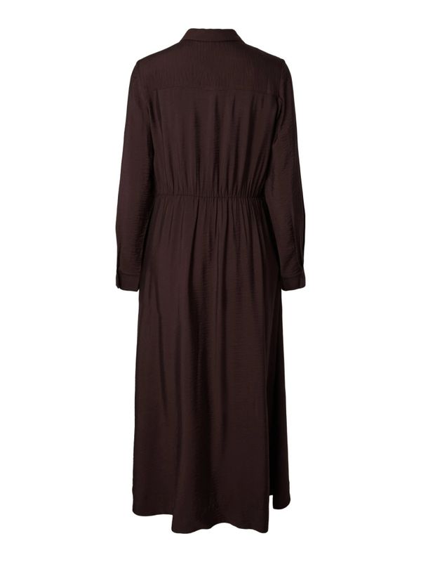 Safera LS Long Shirt Dress Coffee Bean 