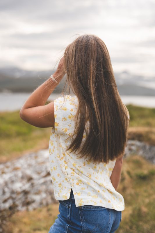 Falisha SL Top AOP Sundress Flower