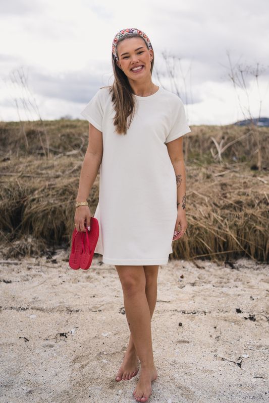 Hapylife Dress Vintage Dove 