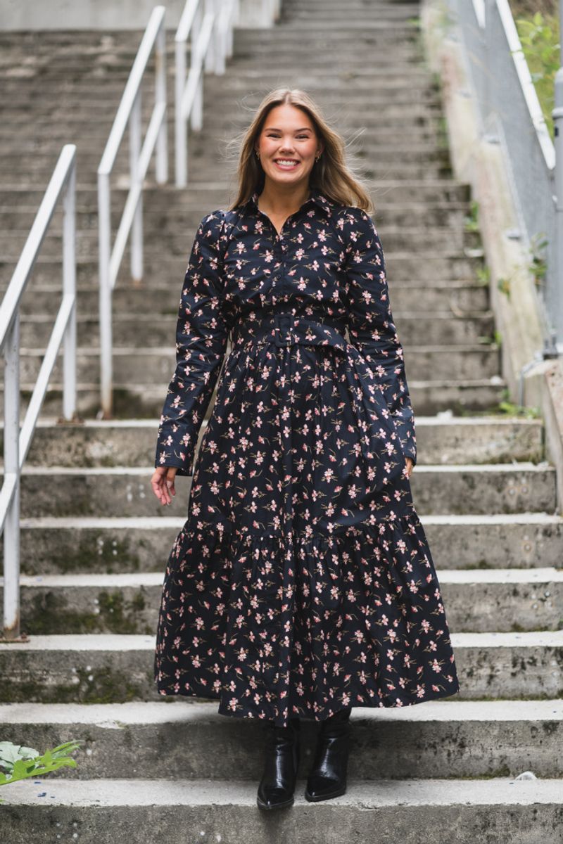 Poplin Shirt Dress Petals