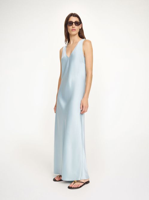 Hovedbilde Levita Satin Maxi Dress Dream Blue 