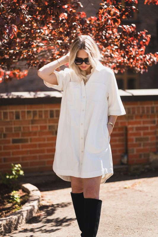 Sardia Dress Eggnog 