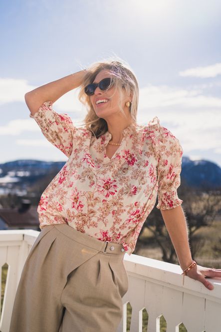 Hovedbilde Davina Flower Rose Blouse Rose 