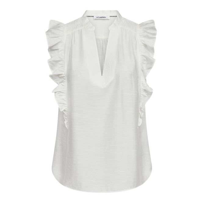Hovedbilde Hera Frill SS V-Top White 