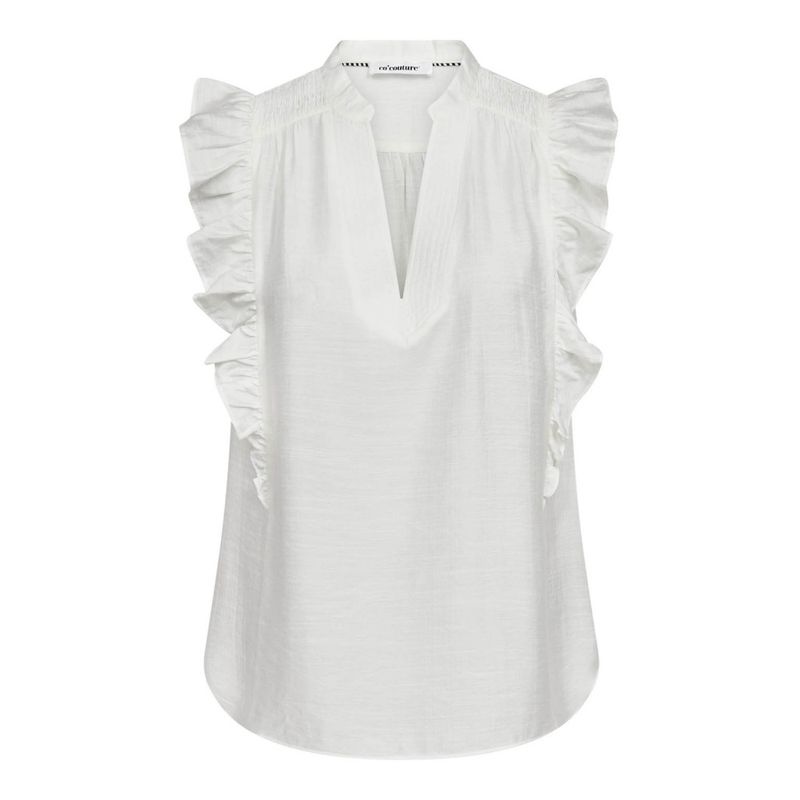 Hera Frill SS V-Top White 