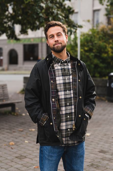 Hovedbilde Icons Patch Bedale Waxed Jacket Sage 