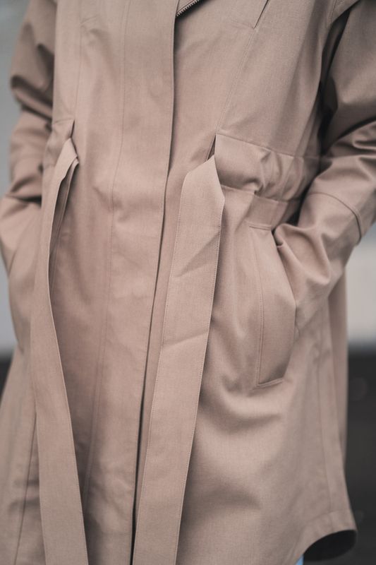 Monsun Coat Taupe 