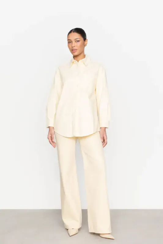 Alex Shirt Light Yellow 