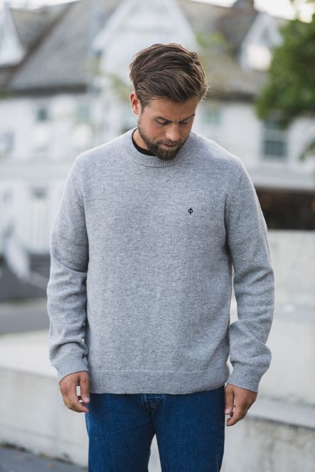 Hovedbilde Sapatrik Sweater 132 Grey Melange 