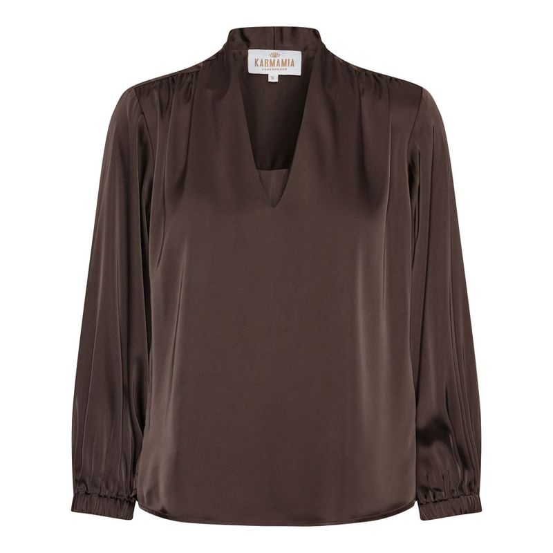 Jody Blouse Semi Rich Dark Brown