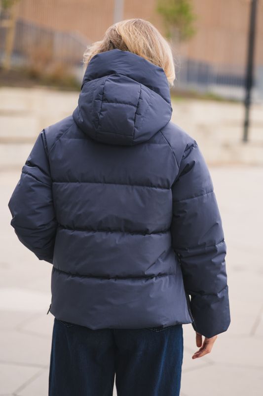 Pavine Down Short Jacket India Ink 