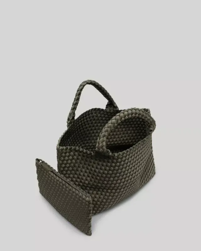 St Barths Medium Tote Olive 