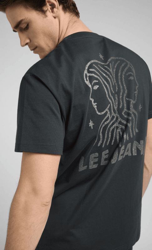 SS Relaxed Graphic Tee Washed Black 