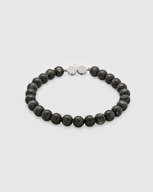 Cove Bracelet Black Larvikite 