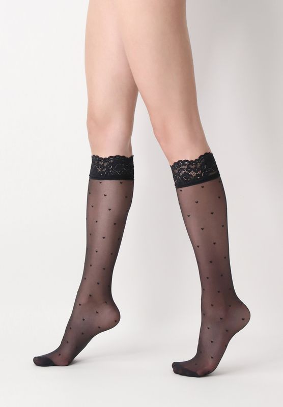 Knee Highs Sweetie Black 