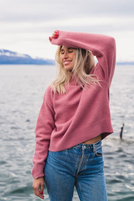 Paulina Knit Blouse Rose 