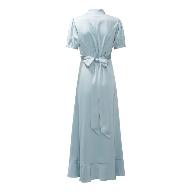 Iris Dress Hammered Sky 